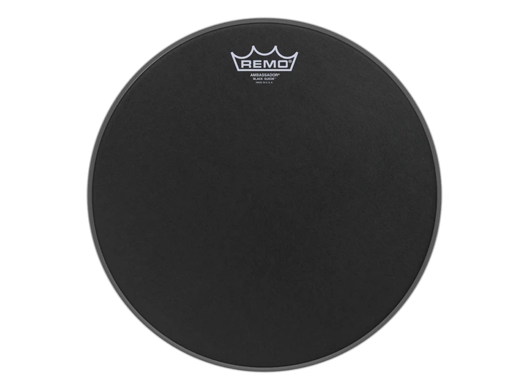 Remo BA-0813-ES Ambassador Black Suede 13 